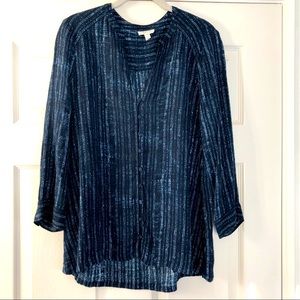 Joie -Soft Joie Navy Blouse